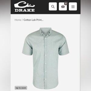 Drake Short Sleeve Shirt - Lab Print